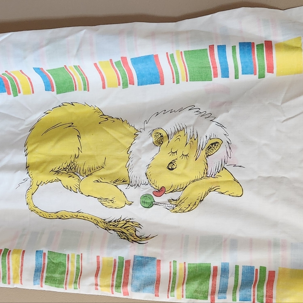 Oversized Dr. Suess pillowcase